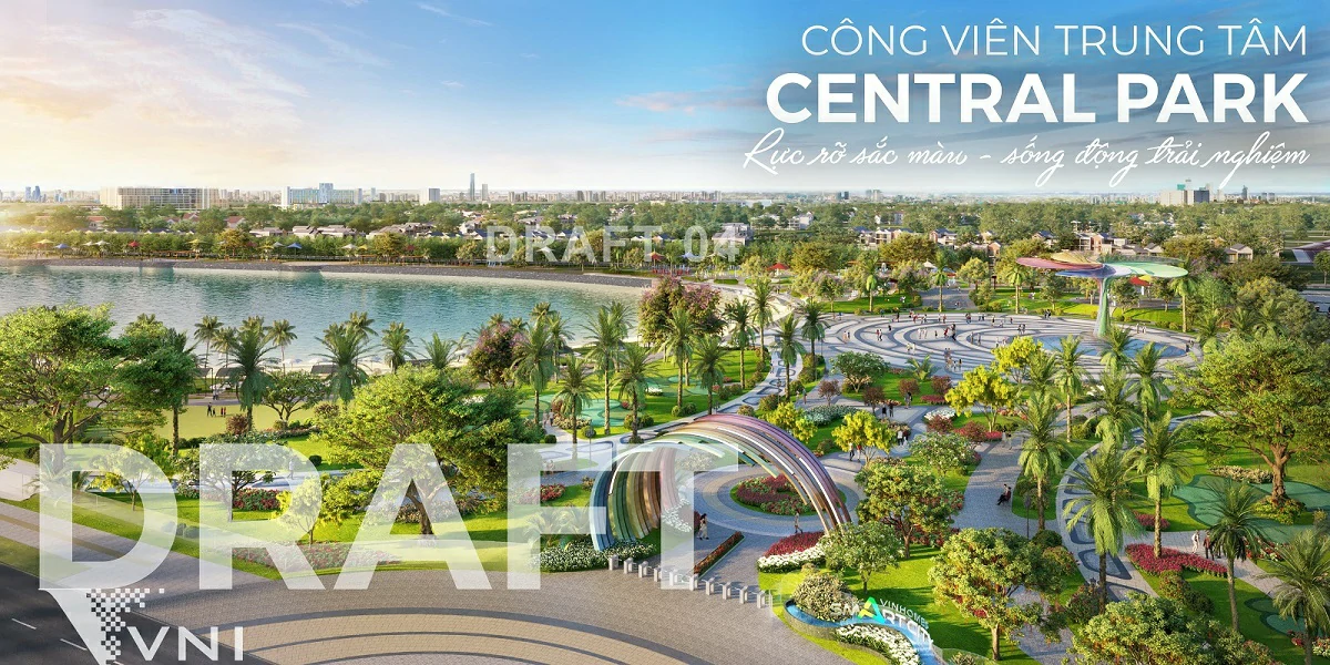 Tiện ích công viên trung tâm Vinhomes Smart City