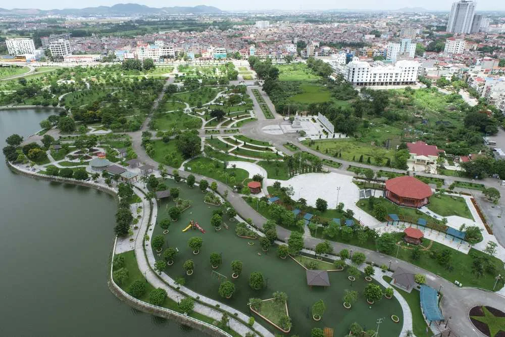 Vị trí Sky Park Bắc Giang view sông 